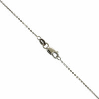 Roberto Coin 18K White Gold "G" Initial Diamond Necklace