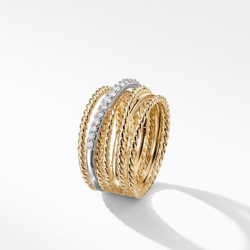 Ring with Diamonds in 18K Gold