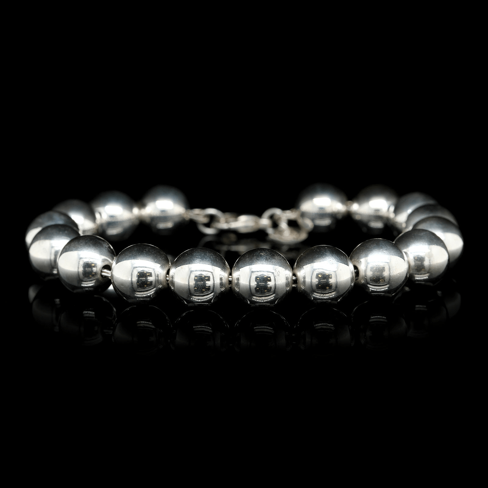 Tiffany & Co. Sterling Silver Estate Hardware Ball Bracelet