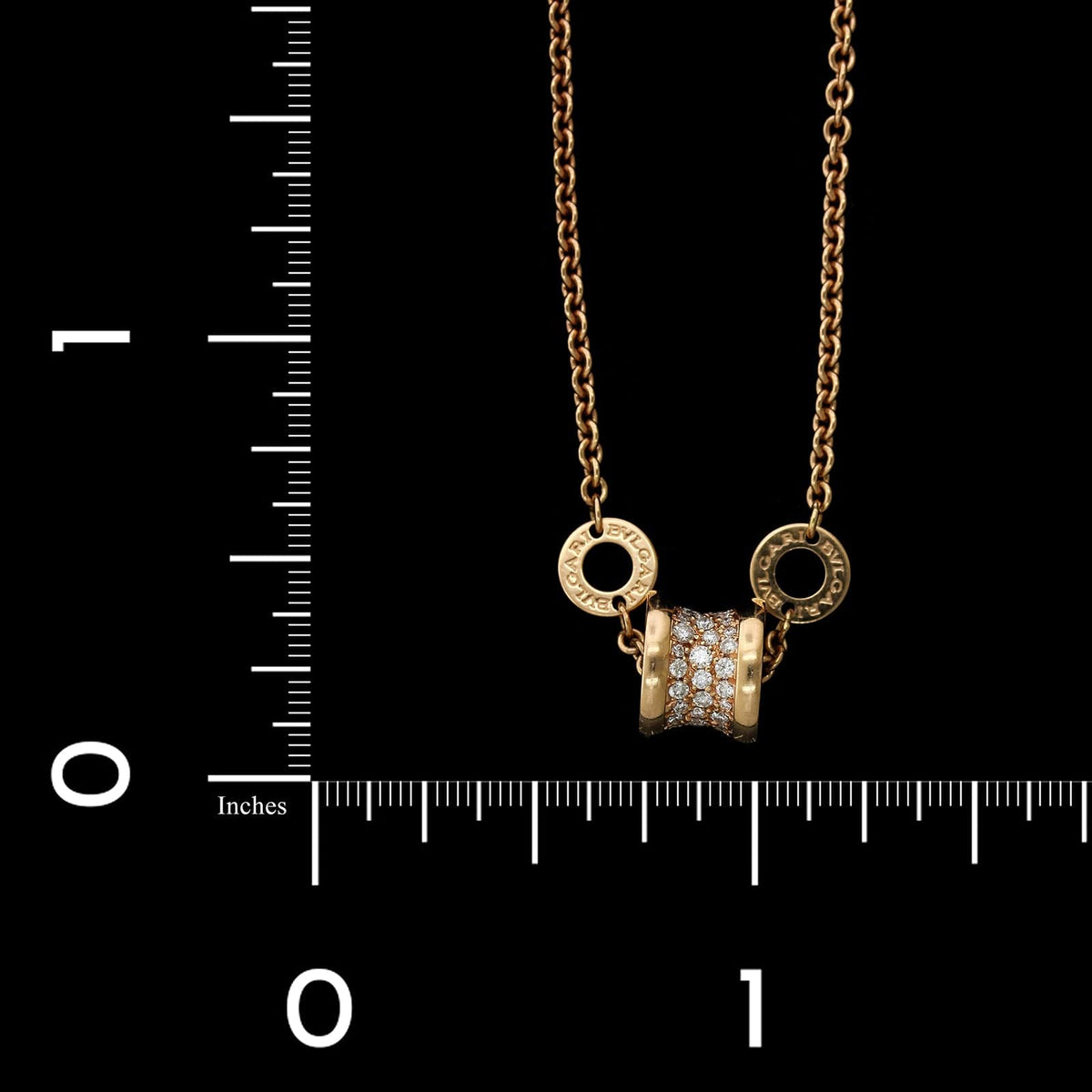 Rose gold B.zero1 Bracelet with 0.44 ct Diamonds