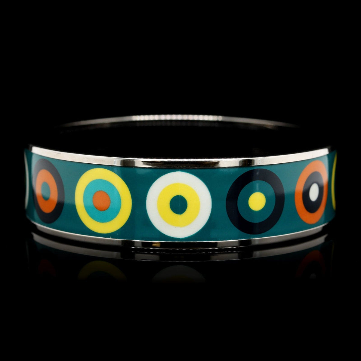 Hermes Estate Dancing Circles Bangle Bracelet