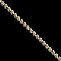 14K Yellow Gold Estate Diamond Bracelet