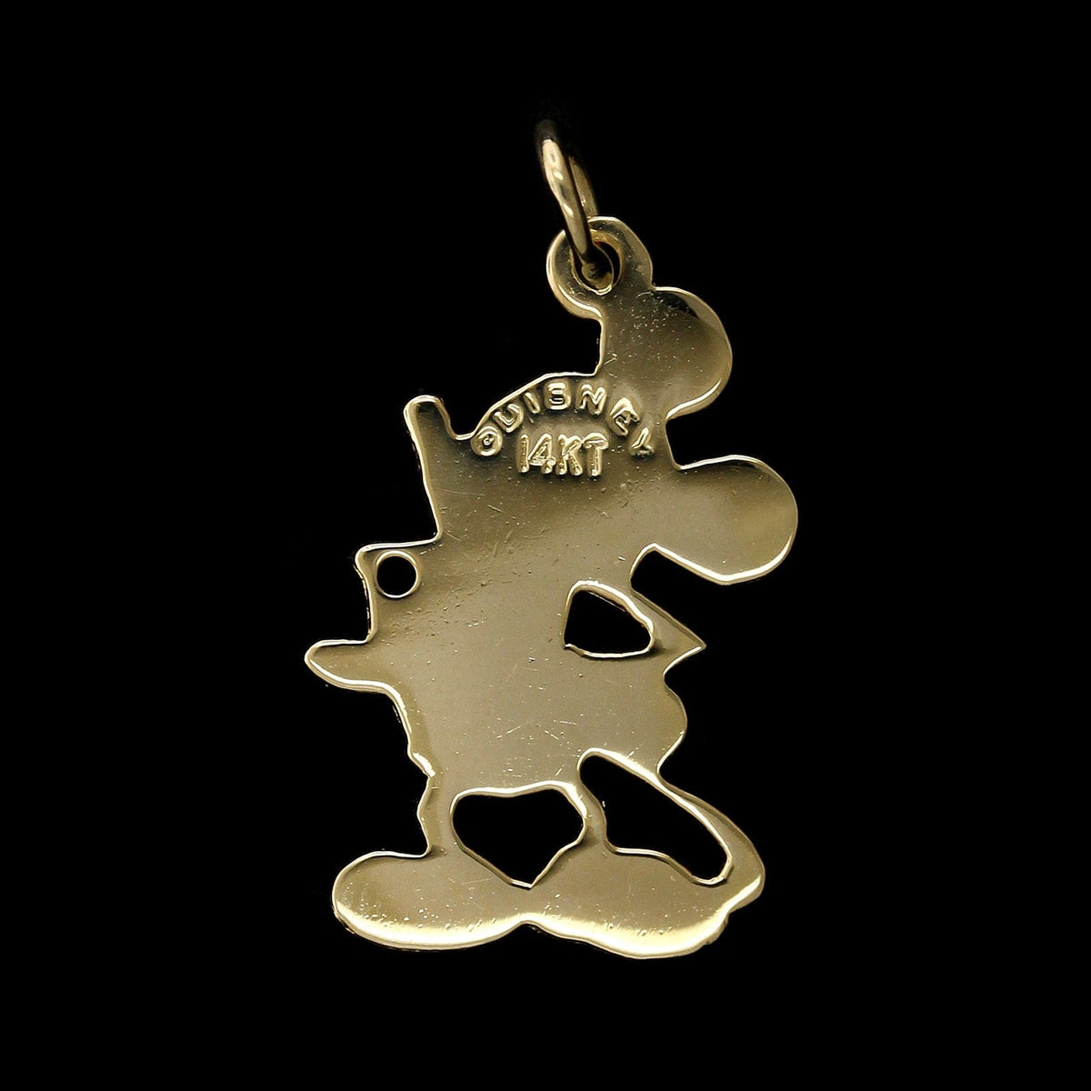 14K Yellow Gold Estate Mickey Mouse Charm