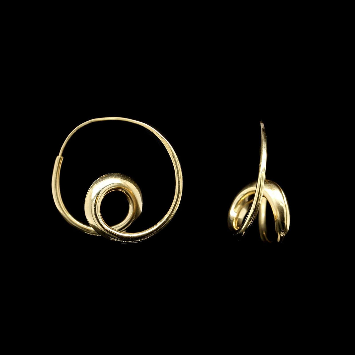 Michael Good 18K Yellow Gold Estate Hoop Earrings