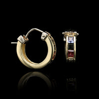 18K Yellow Gold Estate Earrings