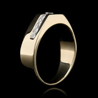 14K Yellow Gold Estate Diamond Ring