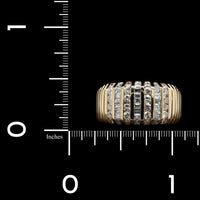 18K Yellow Gold Estate Diamond Ring