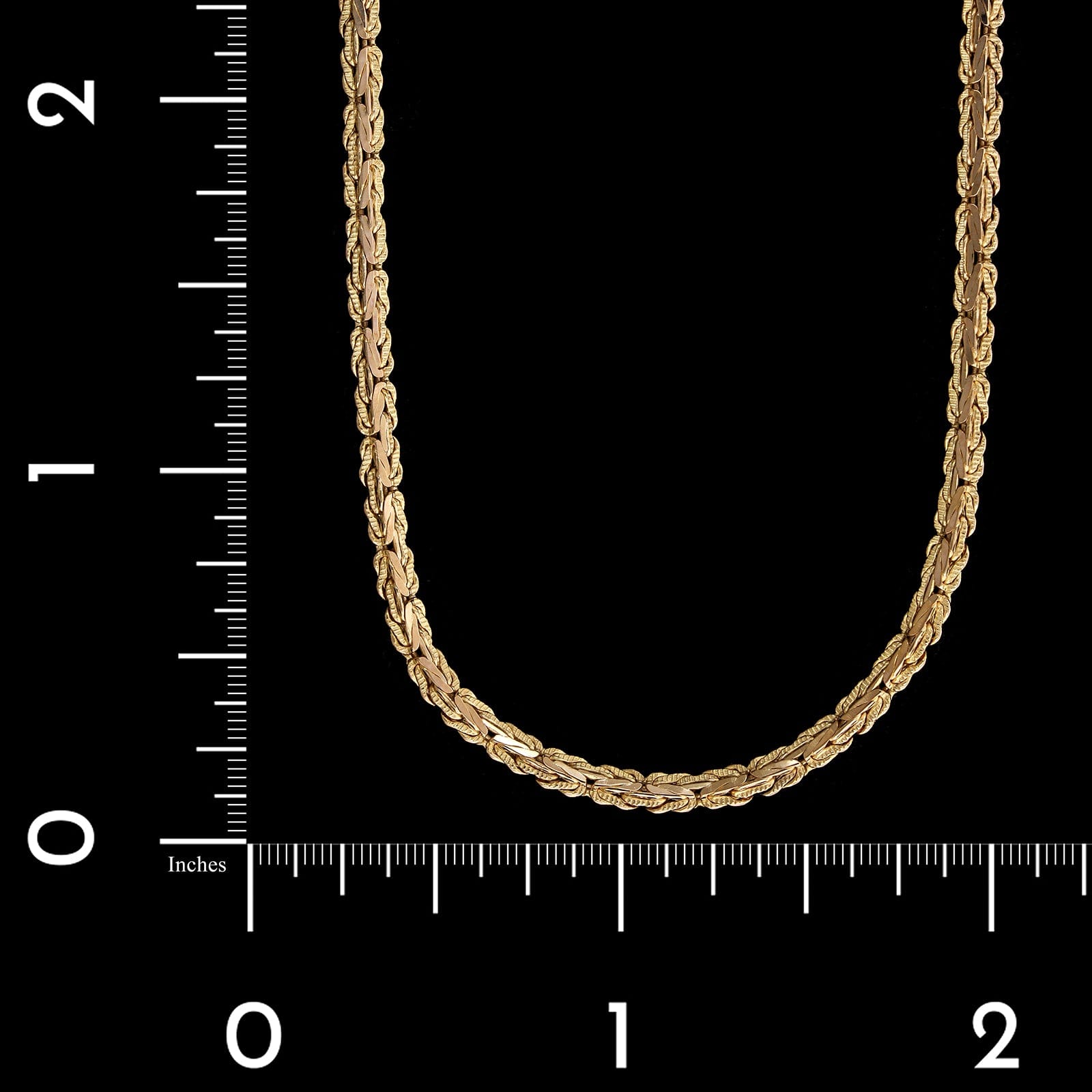 14K Yellow Gold Estate Fancy Link Chain