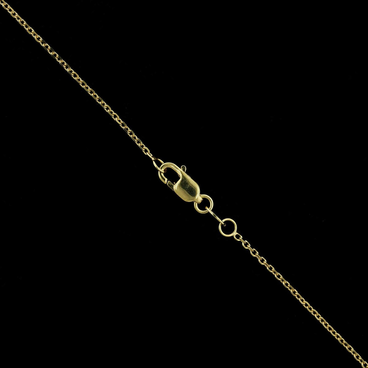 14K Yellow Gold Estate Celtic Triskele Double Pendant