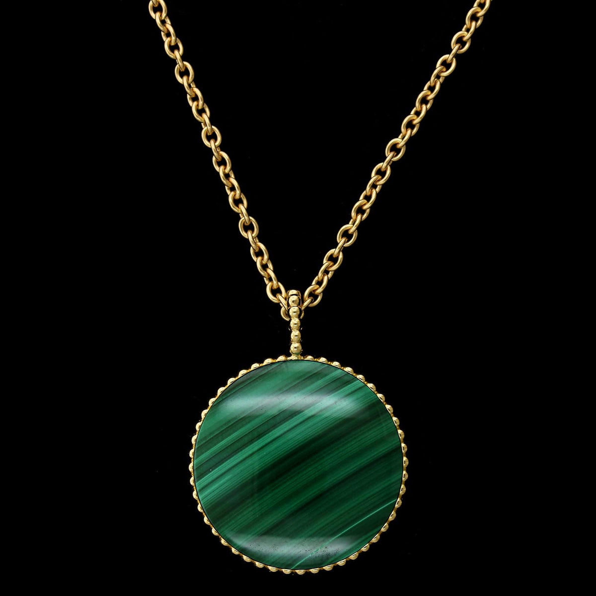 Louis Vuitton Gold, Malachite, Pink Quartz, Chrysoprase and Diamond Monogram Sautoir Detachable Necklace , Pendant | Longchain, Contemporary Jewelry