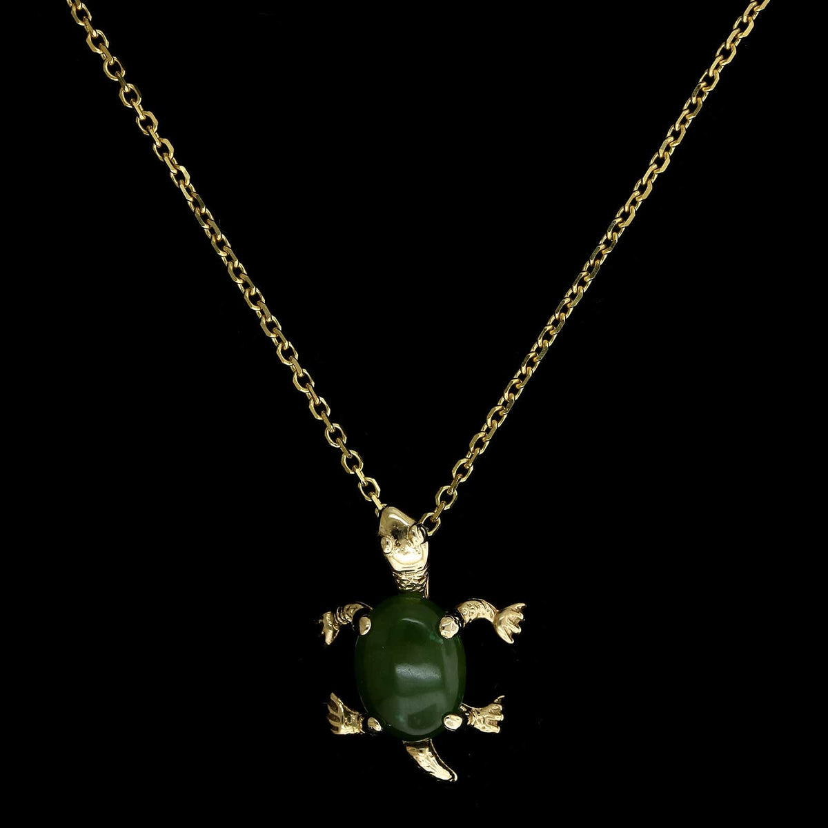 Jade on sale turtle pendant