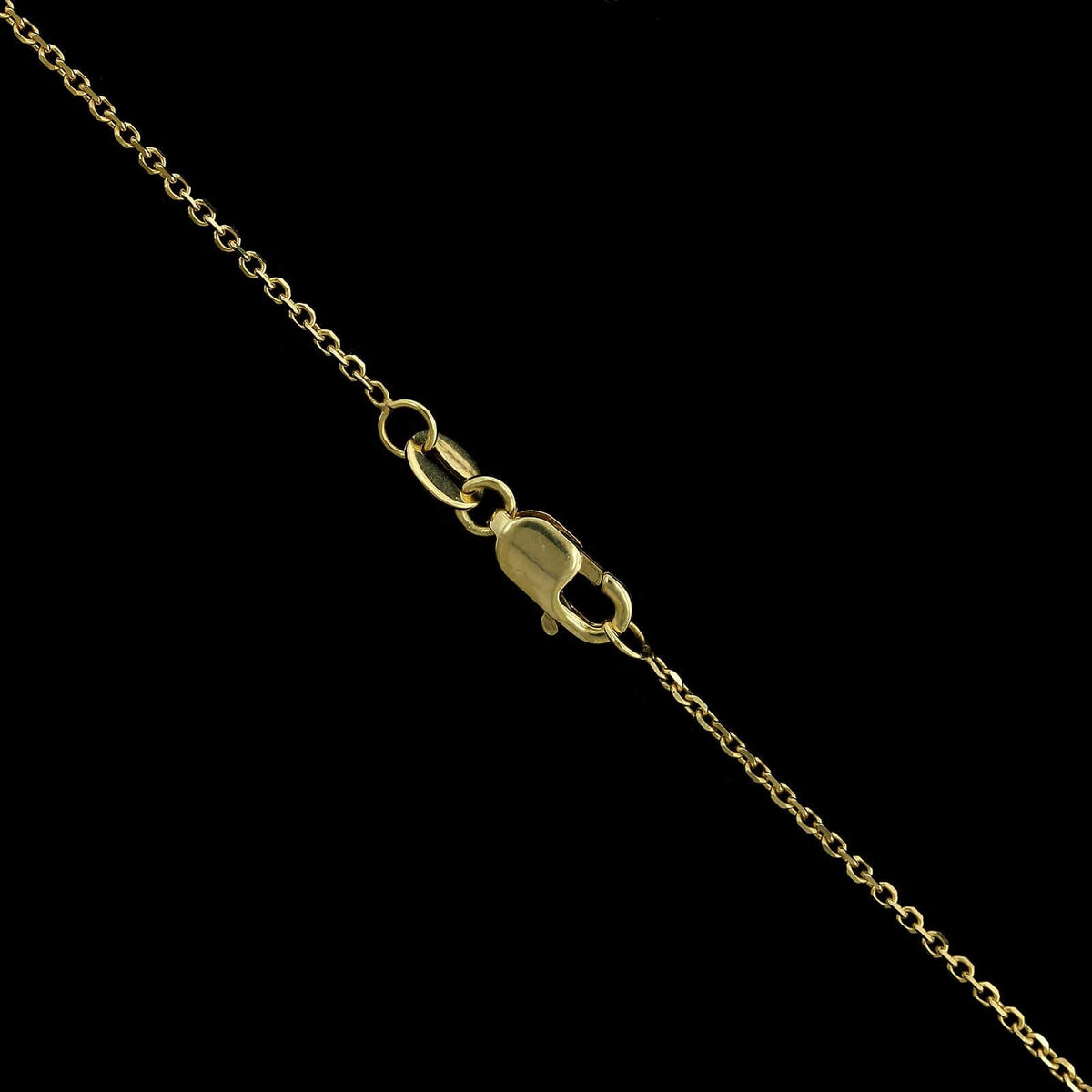 14K Yellow Gold Estate Diamond Necklace