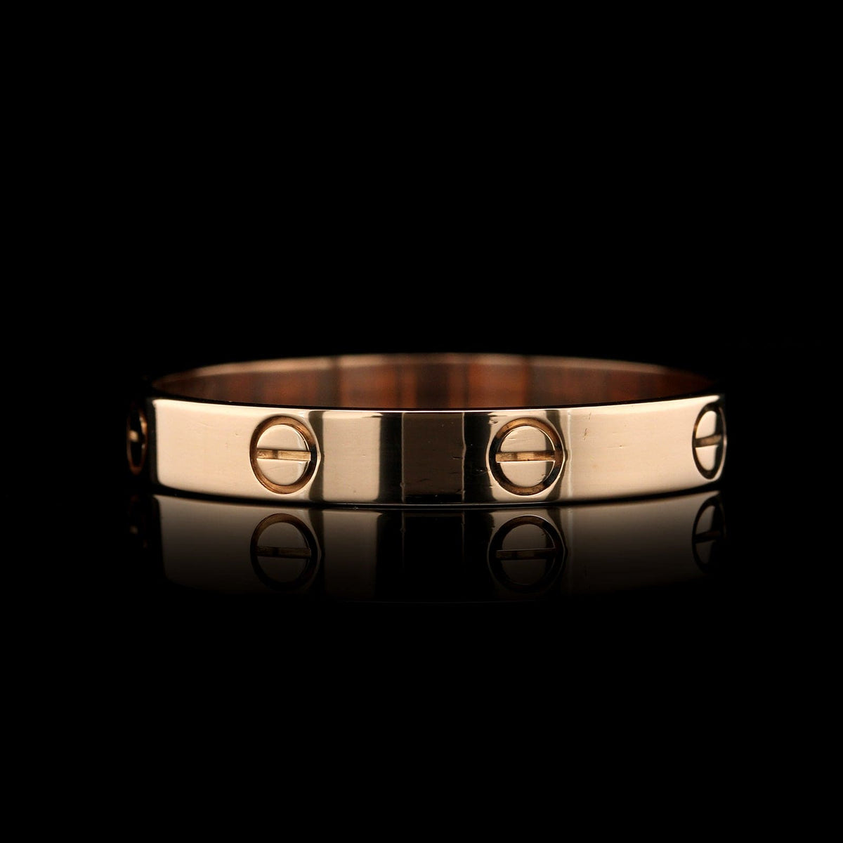 Cartier 18K Rose Gold Estate Love Band