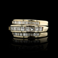 14K Yellow Gold Estate Diamond Band