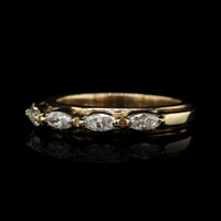 14K Yellow Gold Estate Diamond Band