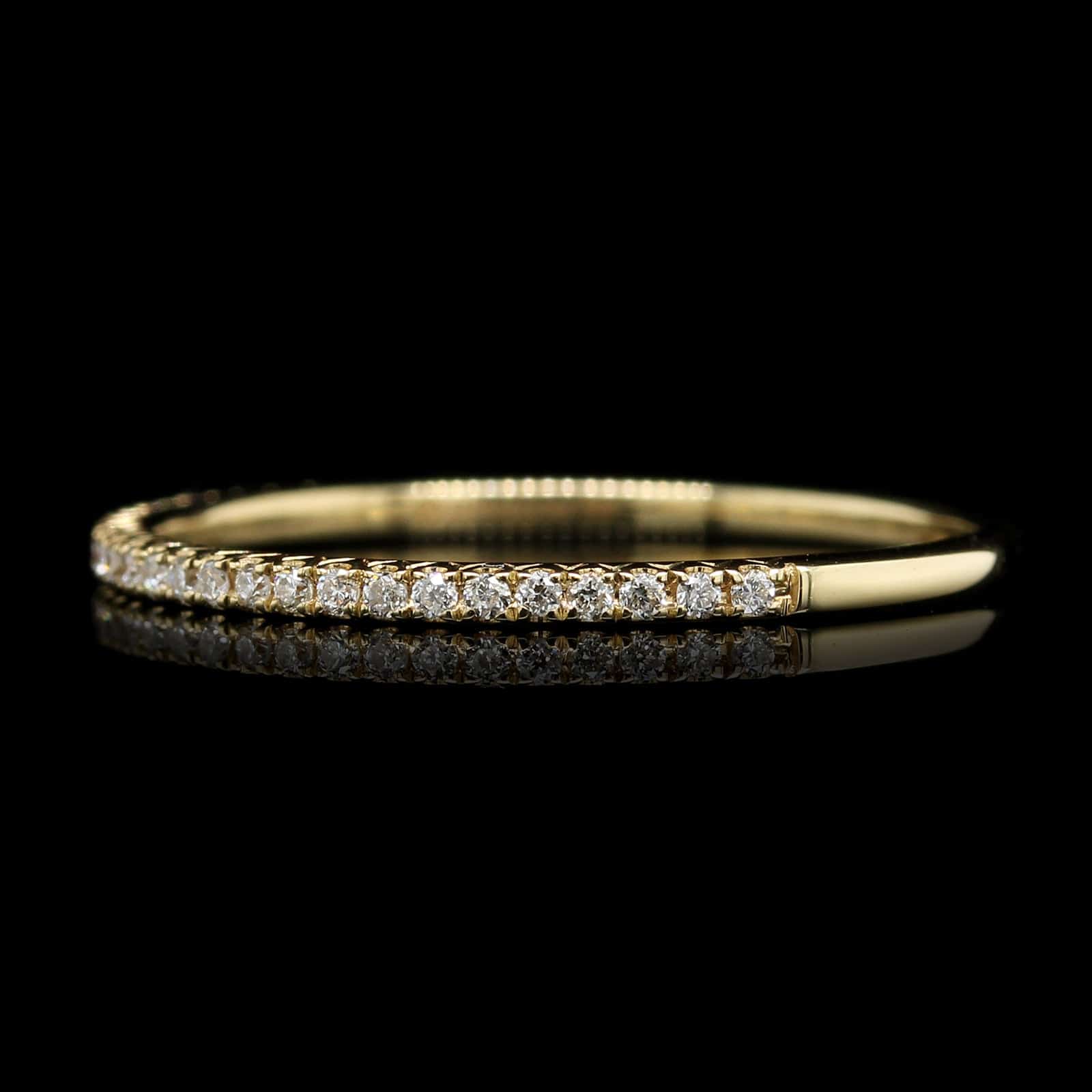 Hidalgo 18k Yellow Gold Estate Diamond Band