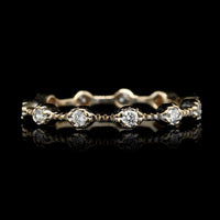 Sonia B. 18K Yellow Gold Estate Diamond Band