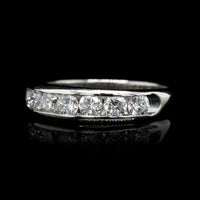 Platinum Estate Diamond Band