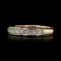 14K Yellow Gold Estate Diamond Band