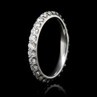 Memoire Platinum Estate Diamond Odessa Eternity Band