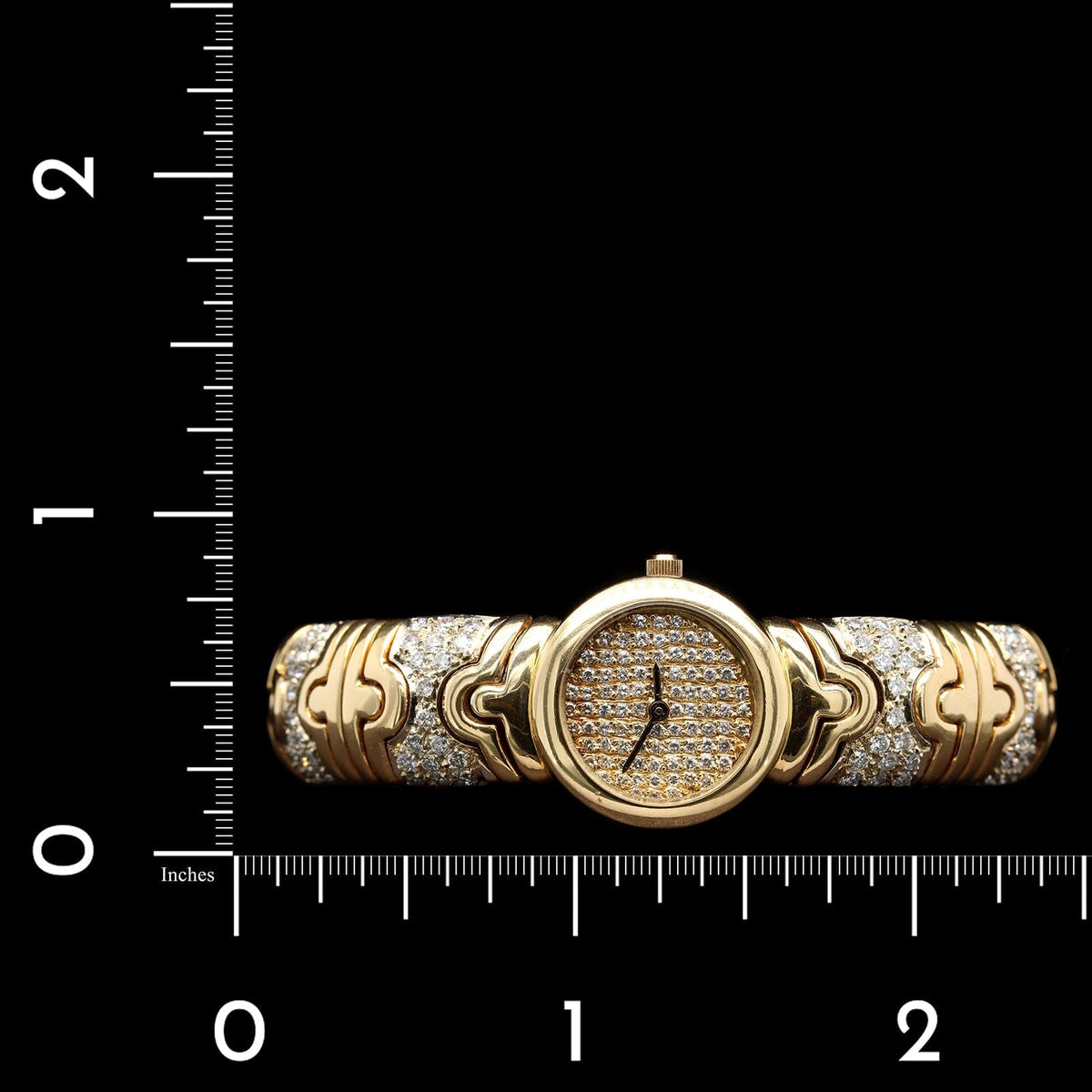 18K Two-tone Gold Estate Diamond Wristwatch