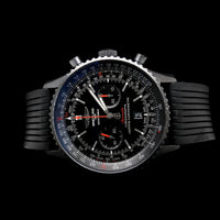 Breitling Black Steel Navitimer 01 Estate Wristwatch