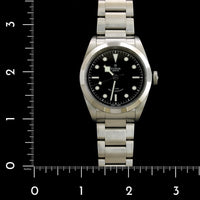 Tudor Steel Estate Black Bay Wristwatch