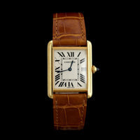 Cartier 18K Yellow Gold Estate Tank Louis Wristwatch