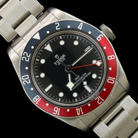 Tudor Steel Estate Black Bay GMT Wristwatch