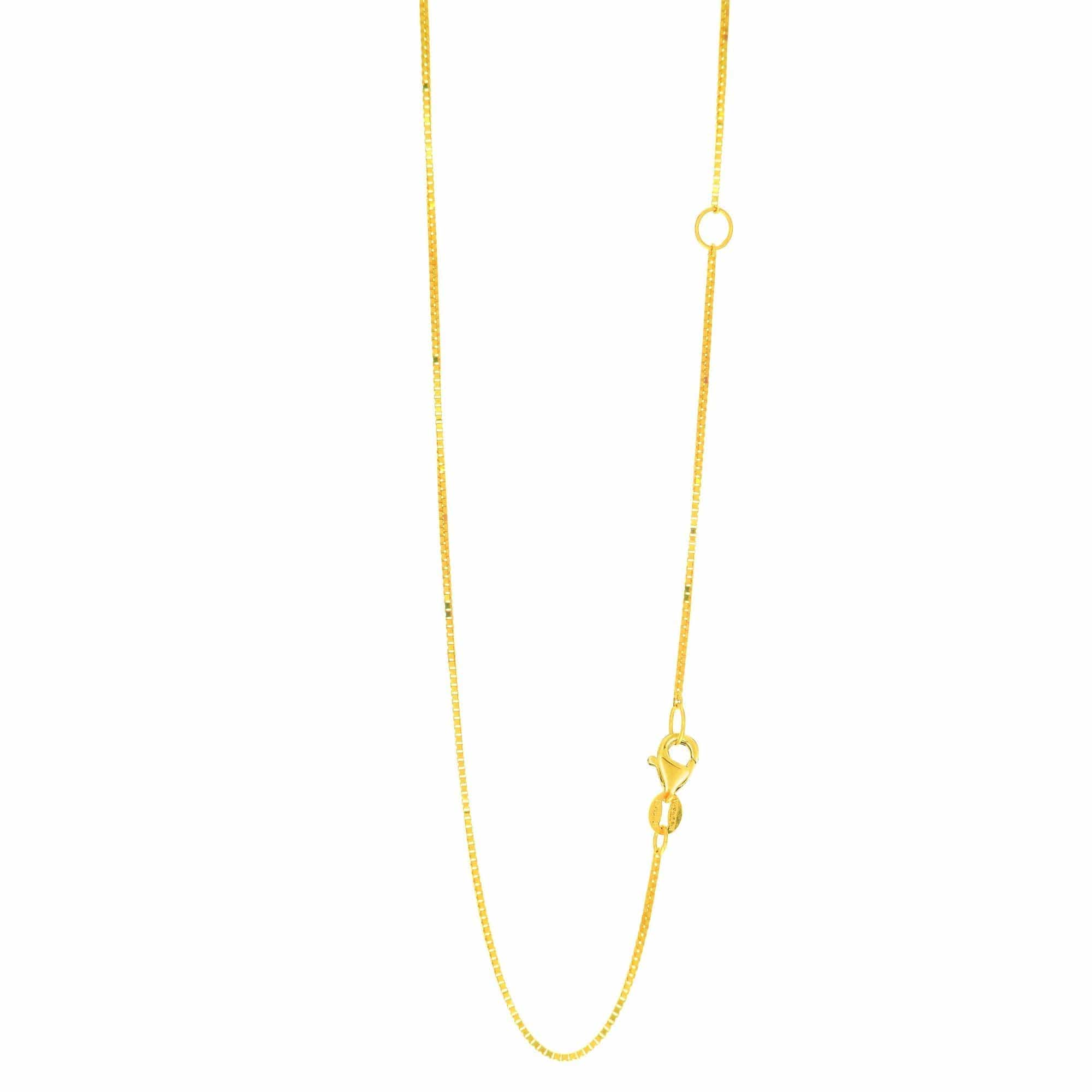 14K Yellow Gold Box Chain