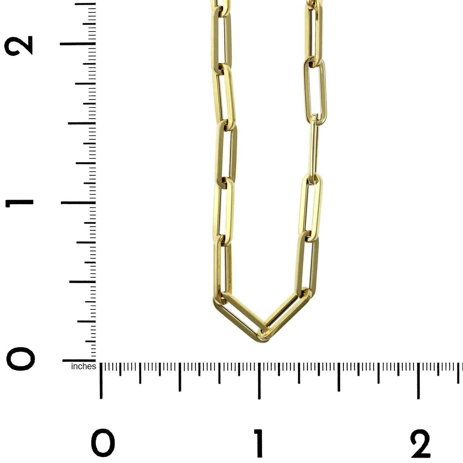 Roberto Coin 18K Yellow Gold Elongated Link Chain Necklace