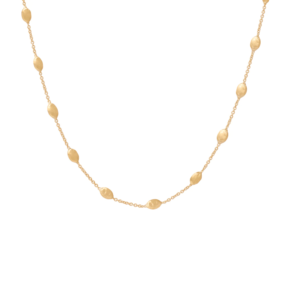 Marco Bicego Siviglia 18K Yellow Gold Bead Station Necklace