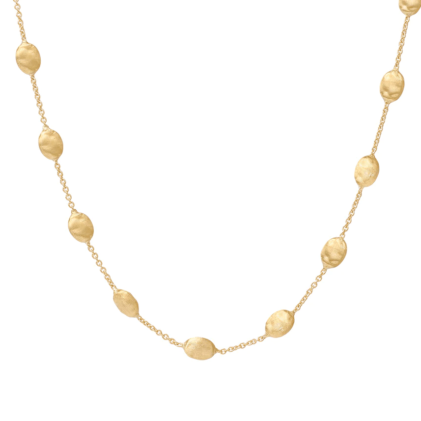 Marco Bicego Siviglia 18K Yellow Gold Bead Station Necklace