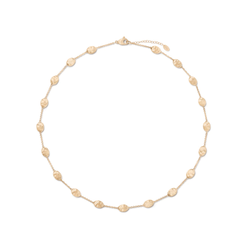 Marco Bicego Siviglia 18K Yellow Gold Bead Station Necklace