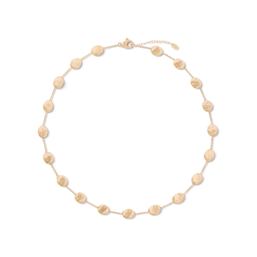 Marco Bicego Siviglia 18K Yellow Gold Bead Station Necklace