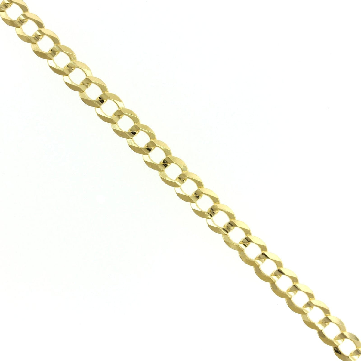 14K Yellow Gold Curb Link Bracelet