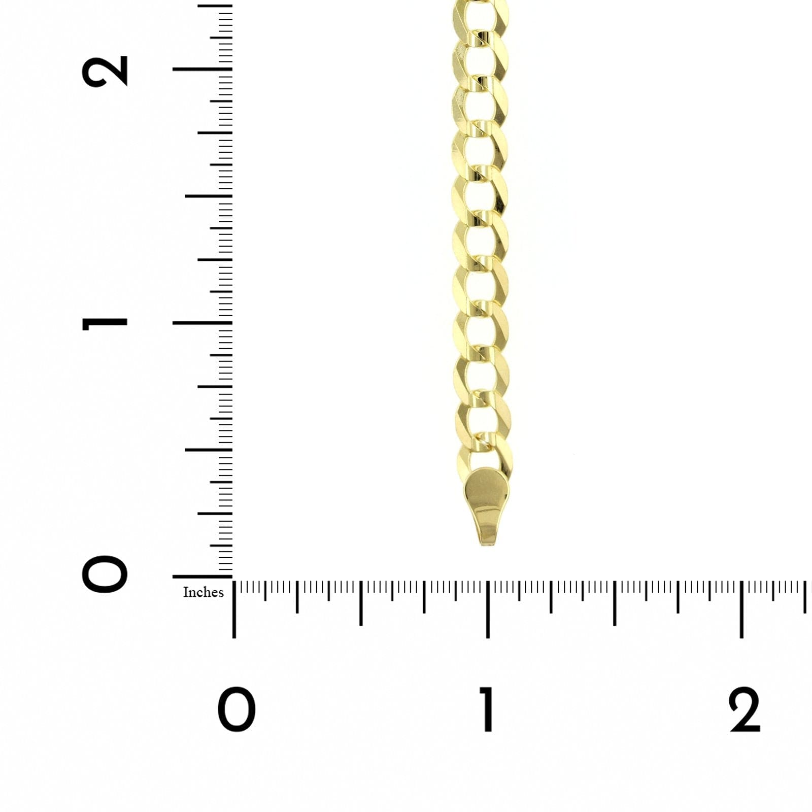 14K Yellow Gold Curb Link Bracelet