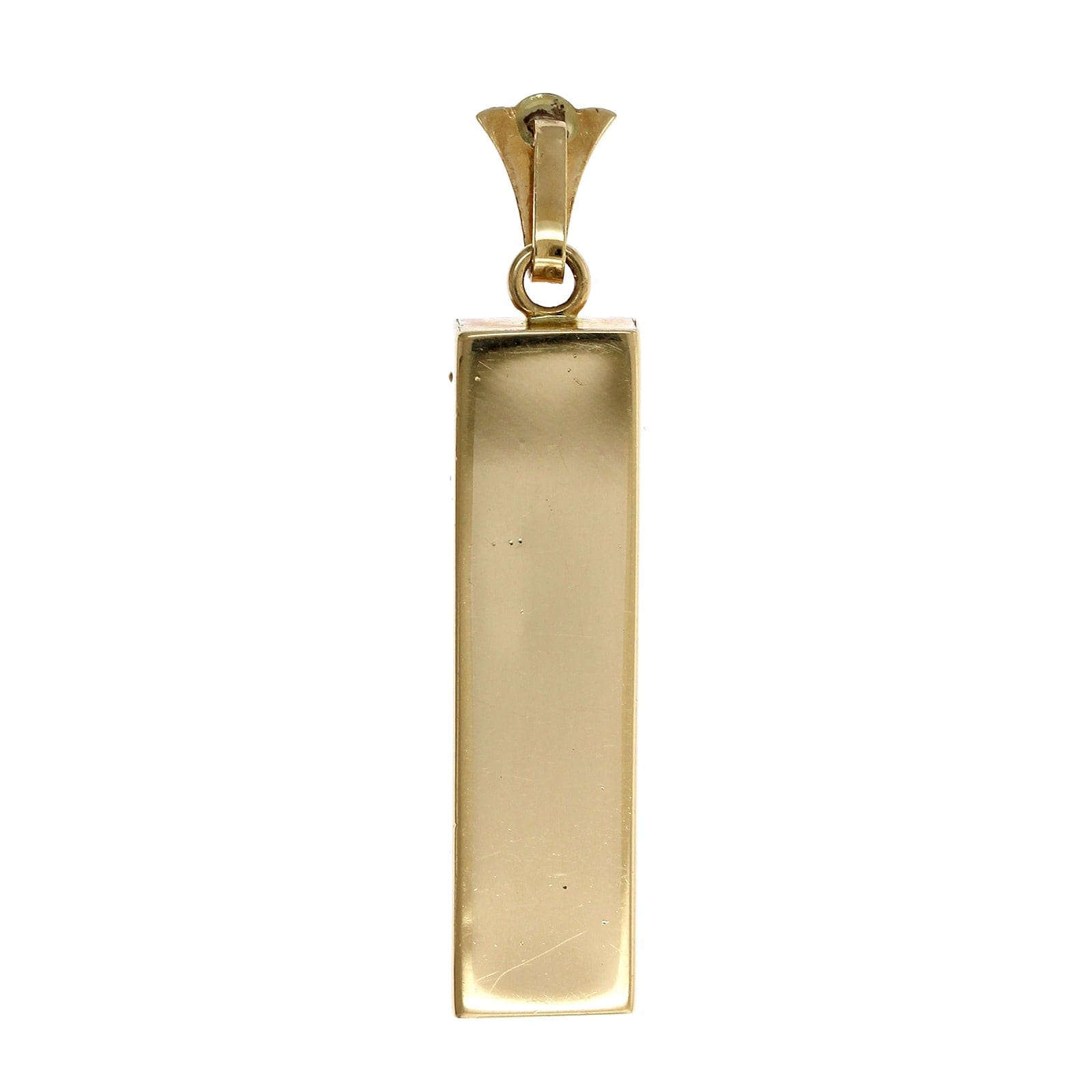 14K Yellow Gold Mezuzah Pendant