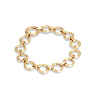 Jaipur 18K Yellow Gold Flat Link Bracelet, Gold, Long's Jewelers