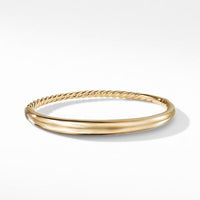 Pure Form Smooth Bracelet in 18K Gold, 6.5mm