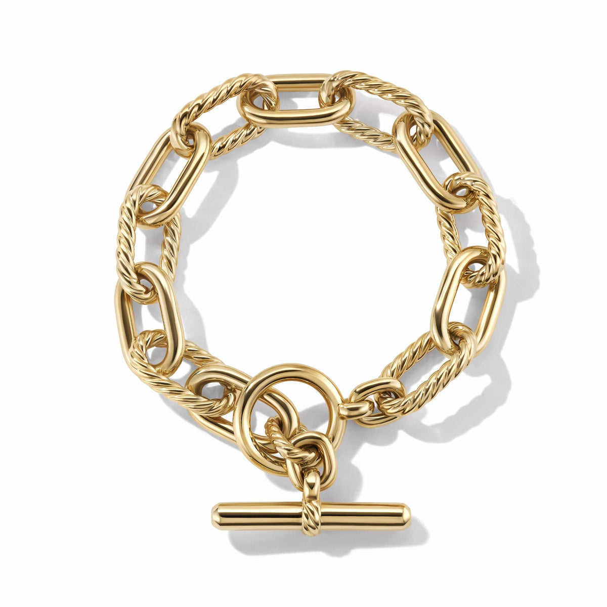 DY Madison® Toggle Chain Bracelet in 18K Yellow Gold