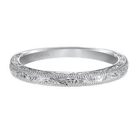 Platinum 2mm Engraved Band – Long's Jewelers