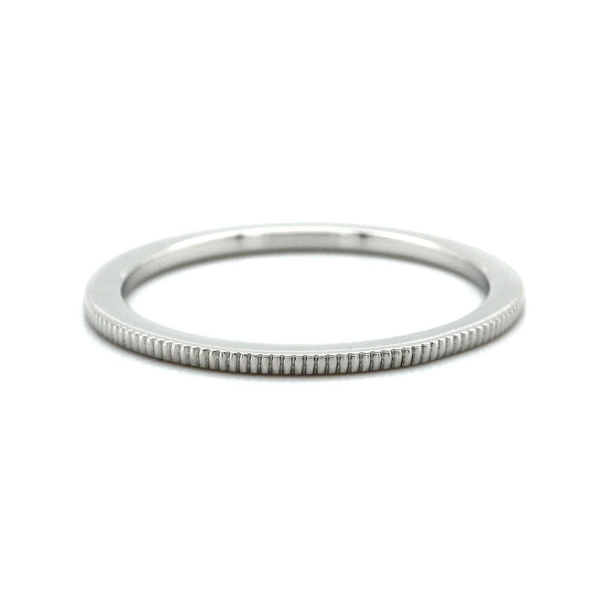 1mm Gold Stacking Spacer Band 14K White Gold