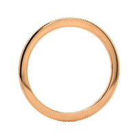 18K Yellow Gold Spacer with Milgrain Band