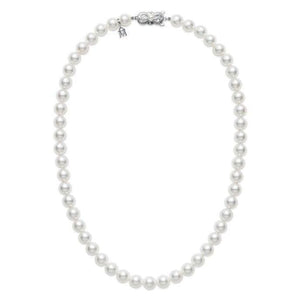 18K White Gold Pearl Necklace