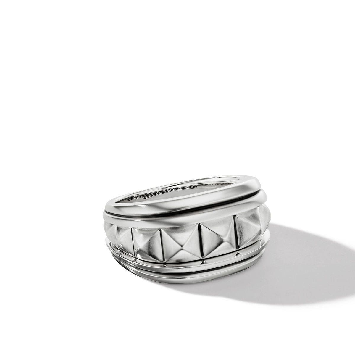 Pyramid Signet Ring, Sterling Silver, Long's Jewelers