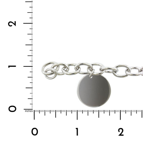 Italian 925 Sterling Silver Hand Bags Charm Womens Bracelet 7.75