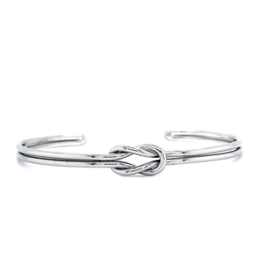 Sterling Silver Knot Cuff Bracelet