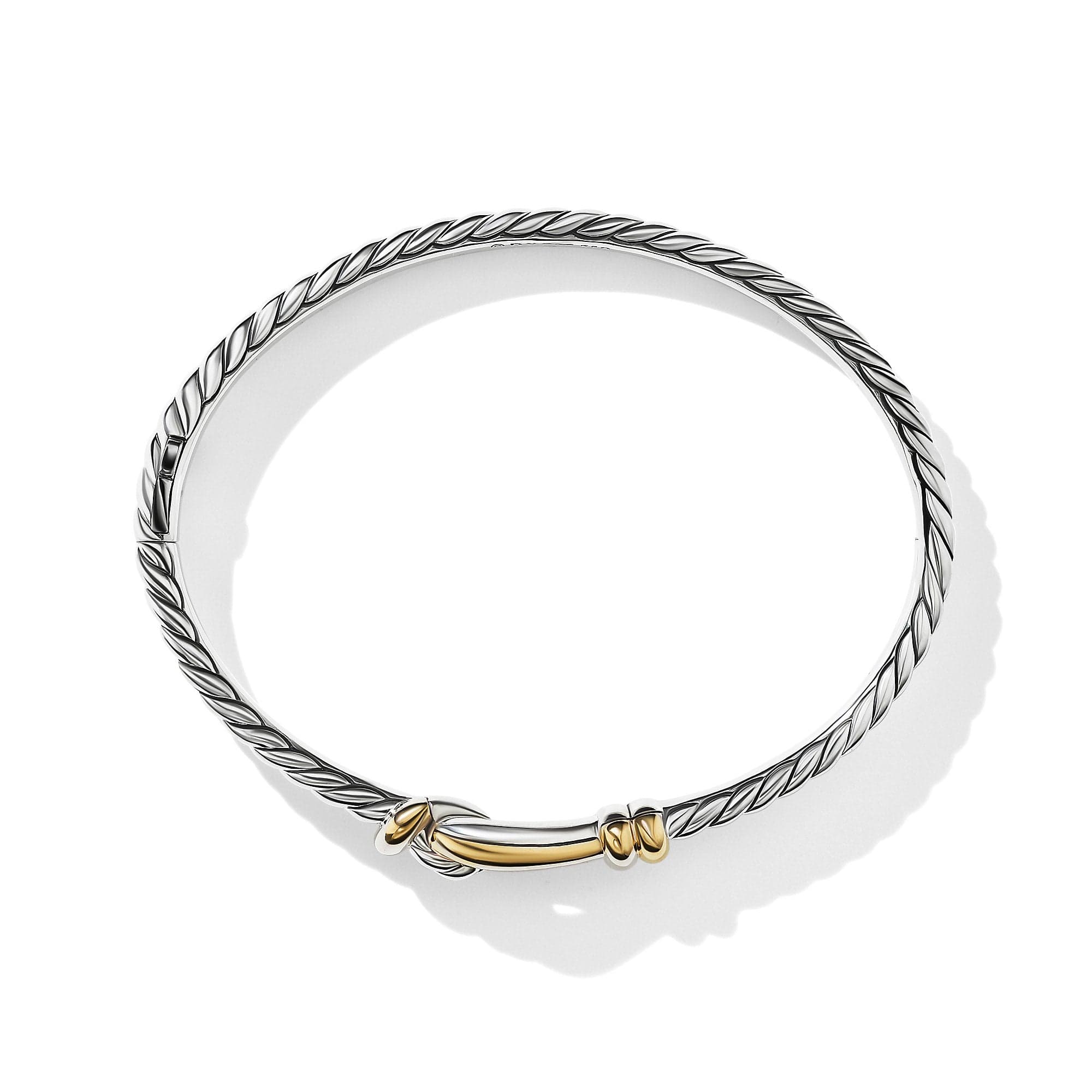 Thoroughbred Loop Bracelet with 18K Yellow Gold