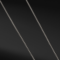 Box Chain Necklace in Sterling Silver, 2.7mm